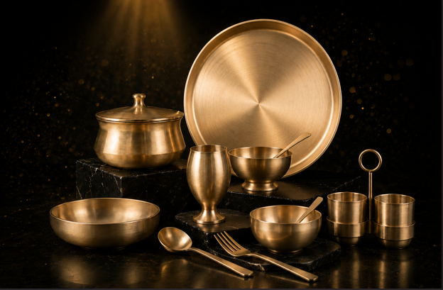 Premium Bronze Utensils Collection by ASTMANGAL - Best Bronze Utensils Ahmedabad